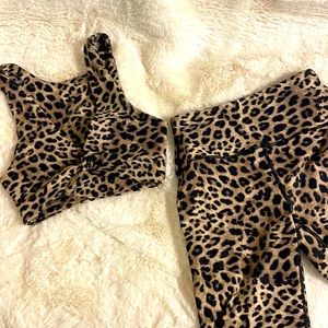 Spiritual Gangster Leopard yoga SET